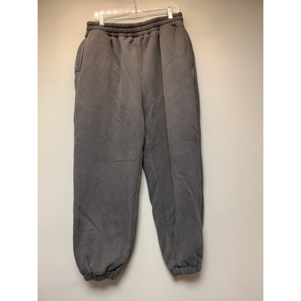 Comfrt Sweatpants Unisex 2XL Gray Excellent Oversized Fleece Joggers